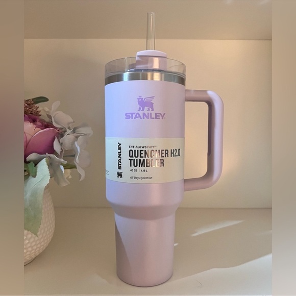 🎉LAST PIECE🎉Stanley 40oz. Quencher H2.0 FlowState Tumbler Rose Orchid - Picture 2 of 9